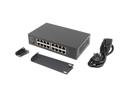 Lanberg switch rsge-16 16x 1GB gigabit ethernet unmanaged rack 10"/19"