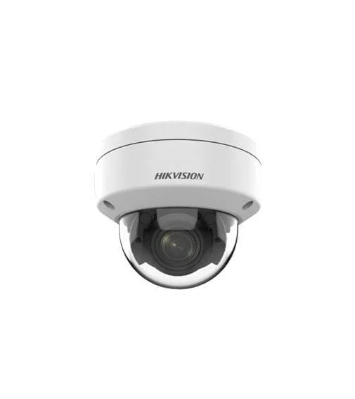HikVision 2 MP Varifocal Dome Network Camera, 2.7-13.5 mm, IR up to 40m, 120 dB WDR, 3D DNR, H.265+, IP67, IK10, Built-in memory card slot up to 256 GB, 12Vdc/PoE 12W