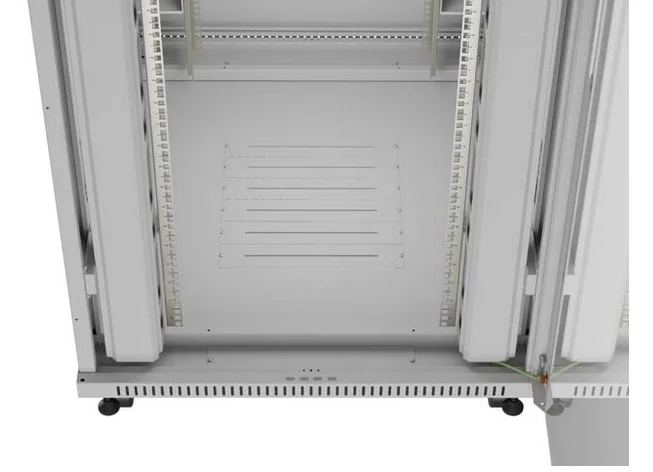 Lanberg Rack Cabinet 19" Free-Standing 47U/800X1000 (FlAT Pack) With Glass Door LCD Grey V2
