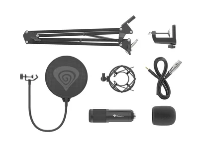 Микрофон Genesis Radium 300 Studio XLR с ARM и поп филтър