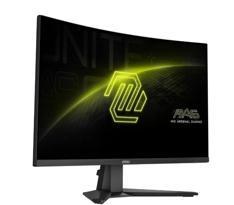 MSI MAG 276CF E20, 27", 0.5ms, 200Hz, Rapid VA, 1920x1080 (FHD), 16:9, CURVE 1500R, AMD FreeSync Premium, 76% DCI-P3, AG, HDR Ready, 250 nits, 3000:1, DCR 100M:1, DP(1.2a), 2xHDMI 2.0b, Tilt, VESA, Black, 3.95kg