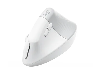 Мишка Logitech Lift вертикална ергономична, безжична, Bluetooth, Off-White/Pale Grey