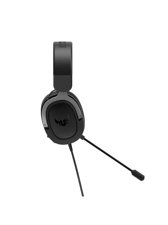 Геймърски слушалки ASUS TUF Gaming H3, жични, 7.1 Surround Sound, 50mm драйвери, микрофон Discord сертифициран, 3.5mm, черни