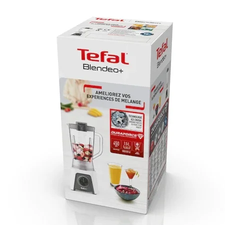 Tefal BL2C0130, Blendeo+, 450W, 2 speeds, 4 blades, 1.25 LU plastic jar, white
