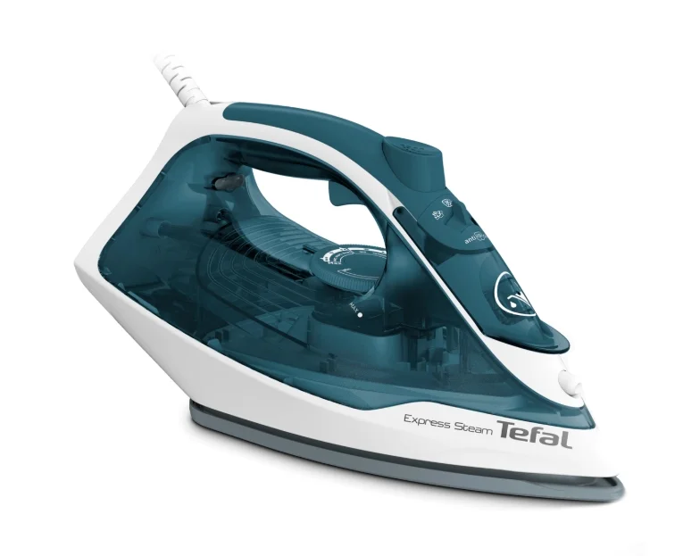 Ютия Tefal FV2839E0 Express Steam, 2400W, 185 g/min, керамична плоча, синьо-бяла