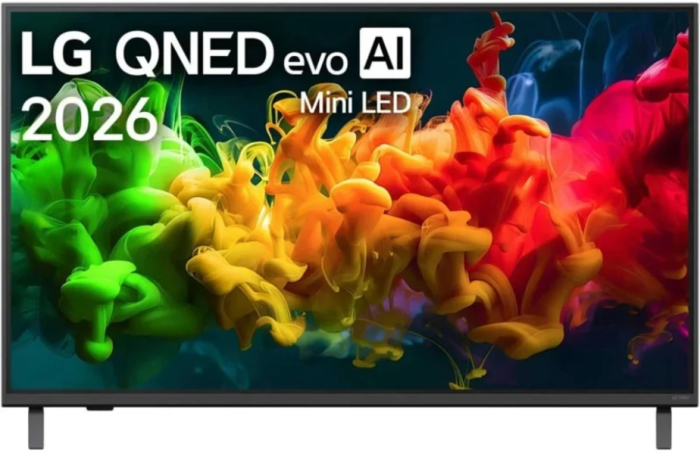 LG 43QNED81B3C, 43" 4K QNED MiniLED Smart TV, 3840x2160, DVB-T2/C/S2, Alpha 7 AI Processor, HDR10/HLG, webOS 26 ThinQ, VRR/ALLM/HGiG, 4K Super Upscaling, WiFi 5, Bluetooth 5.3, AirPlay 2, LAN, CI, HDMI, AI Sound Pro, Google Cast, SPDIF , Motion Booster