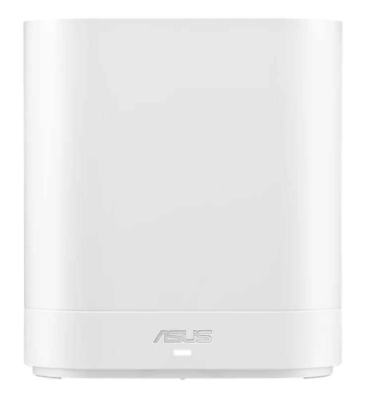 Asus Business Mesh WiFi system, ExpertWiFi EBM68 2PK, AX7800, Tri-Band, Quad-Core 1.7GHz CPU, 256MB/1GB Flash/RAM, 2.5G port, OFDMA, Beamforming, 8 SSIDs, customize guest portal, Commercial-Grade Network Security & VPN, wall mounting,White