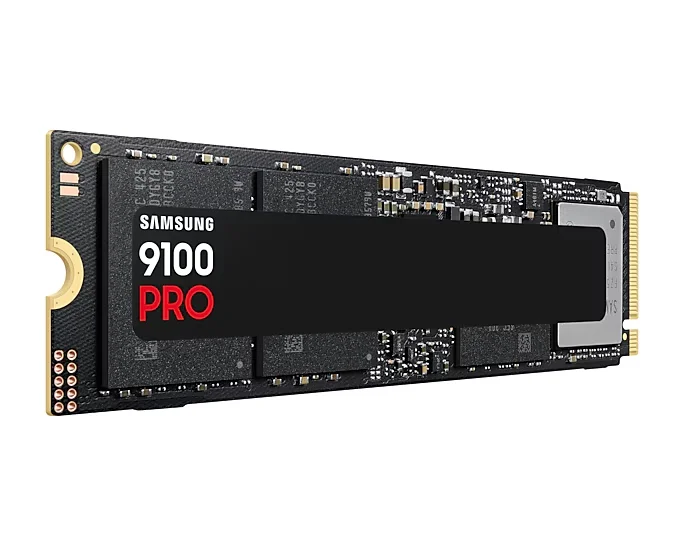 Samsung SSD 9100 PRO 2TB PCIe 5.0 NVMe 2.0 M.2  Read 14700 MB/s Write 13300 MB/s