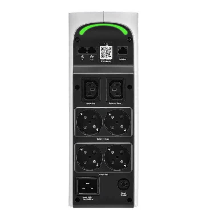UPS APC Back-UPS Pro BGM2200-GR 2200VA/1320W Line-Interactive, LCD, бял