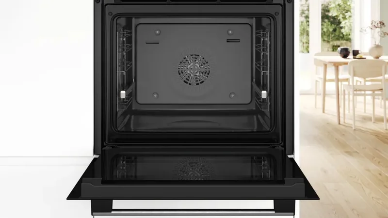Bosch HBG536ES4, SER6, Oven A+, ecoClean back+Hydro, 8 HM, AutoPilot 10, 1 lvl rail, SoftClose&SoftOpen, Air Fry tray, inox