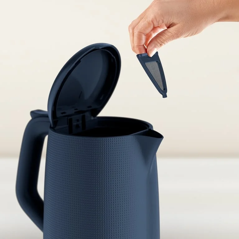 Електрическа кана Tefal KO2M0410 Morning Wanted, 1.7 l, 2400 W, синя