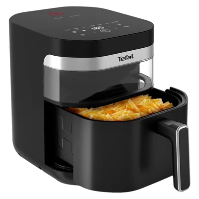 Фритюрник с горещ въздух Tefal Easy Fry EY8328E0 7L Infrared, Черен