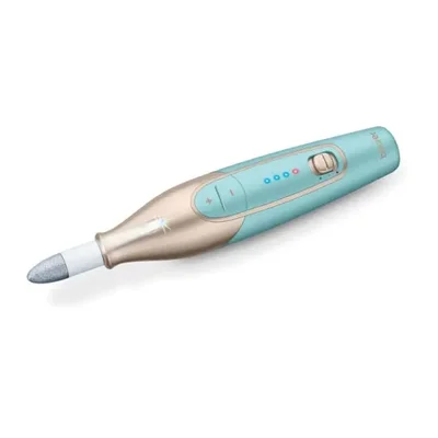 Beurer MP 84 Premium Manicure/pedicure set, 10 attachments, 3 speed levels, Ergonomic design and bright LED light, Lithium ion battery, with practical charging and storage case