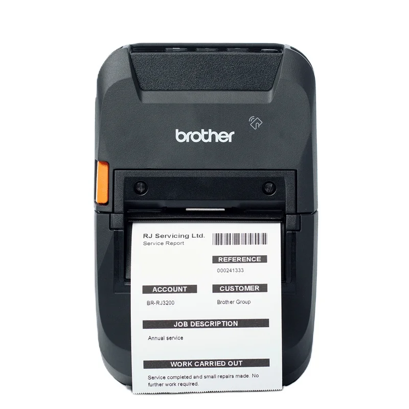 Мобилен принтер Brother – RJ-3255WBL, Direct Thermal, Bluetooth, Wi-Fi