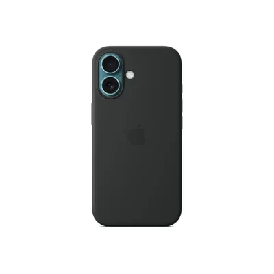 Apple iPhone 16 Plus Silicone Case with MagSafe - Black