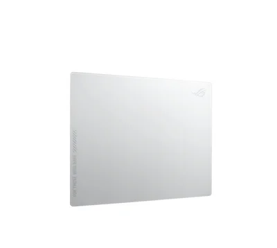 Геймърска подложка за мишка ASUS ROG Moonstone Ace L White, силикон и закалено стъкло, 540 x 440 x 25 mm