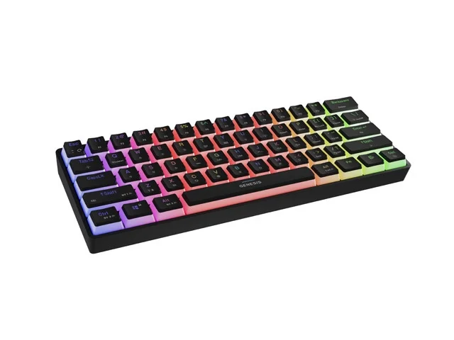 Гейминг клавиатура Genesis Thor 660 G2 безжична механична RGB подсветка Gateron Red черна