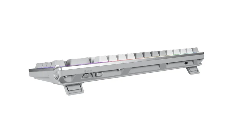 Геймърска клавиатура ASUS M701ROGAZOTH/NXSW/US/PBT Бяла, RGB подсветка, безжична/ Bluetooth