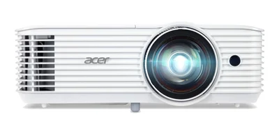 Acer Projector S1286H, DLP, Short Throw, XGA (1024x768), 3500 ANSI Lumens, 20000:1, 3D, HDMI 1.4, VGA, RCA, Audio in, Audio out, VGA out, DC Out (5V/1A, USB-A), Speaker 16W, Bluelight Shield, 3.1kg, 3Y, White