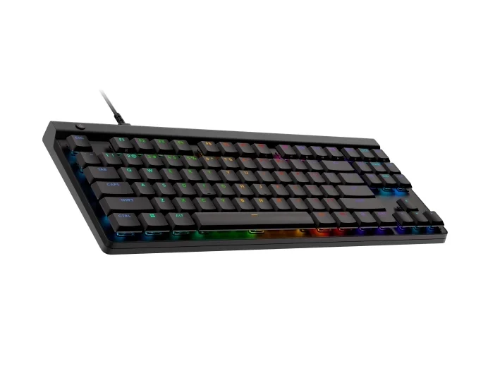 Гейминг клавиатура Logitech G515 TKL жична, черна, българска подредба, RGB подсветка