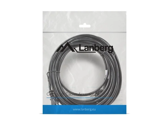 Захранващ кабел Lanberg CEE 7/7 към IEC 320 C13 10m VDE, черен