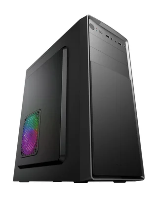 Кутия за компютър POWERCASE 173-G02 Middle Tower с включено захранване 500W
