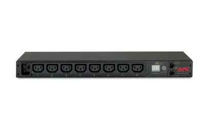 APC RACK PDU, METERED, 1U, 16A, 208/230V, (8) C13