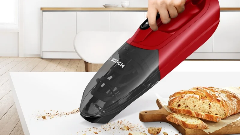 Bosch BBHF214R, Cordless Handstick Vacuum Cleaner, 2 in 1 Readyy'y, Series 2, 14.4V, Red