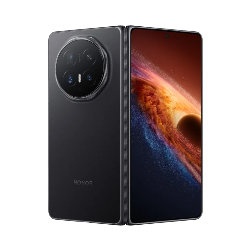 Honor Magic V6 Foldable, Black, Phenom-N49D,  6.52", unfolded 7.95", OLED 2420x1080, unfolded 2352x2172, Snapdragon 8 Elite Gen 5, (2x4.6GHz +6x3.6GHz), 16GB, 512GB, 64+50+50MP/20+20MP, Li-Po 6 660mAh, FPT, BT, USB Type-C, Android 16, MagicOS 10