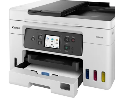 Мастилоструйно многофункционално устройство Canon MAXIFY GX4040, Wi-Fi, Ethernet, бяло/черно