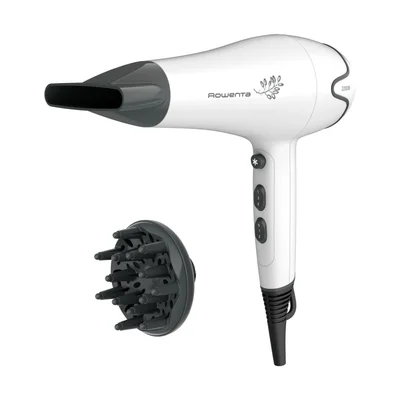 Сешоар Rowenta CV5708F0 Pure Collection Motion Dry, 2100W, бял