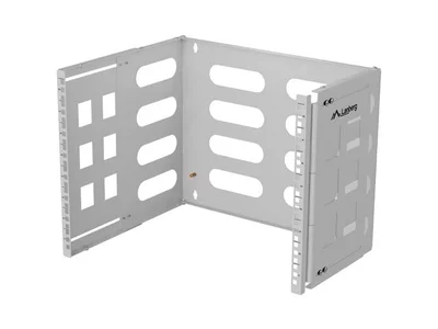 Сгъбаща се конзола за стена Lanberg 19" 8U 497x400/240 сива