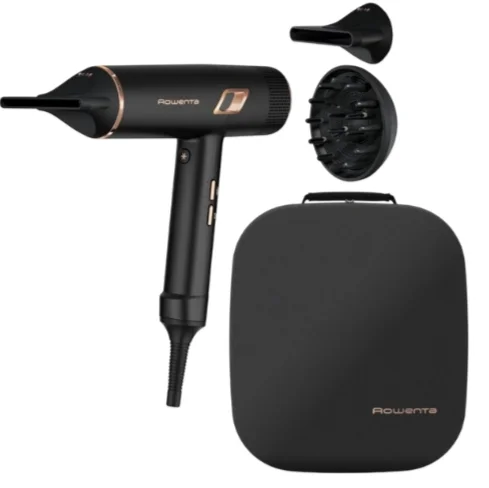 Сешоар Rowenta CV9920F3 Ultimate Experience Maestria 2000W, йонизираща функция, дифузер, концентратор, черен