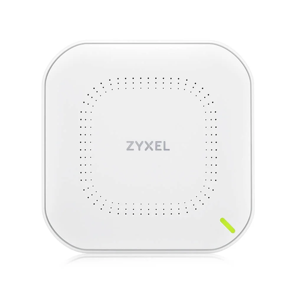 Аксес-пойнт ZyXEL NWA50AXPRO WiFi 6, 2.5Gbps LAN, MU-MIMO, NebulaFlex, PoE, захранване в комплекта