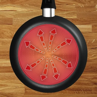 Уок тиган Tefal C3110253 20 см, титанова незалепваща повърхност, Thermo-Spot, подходящ за индукция
