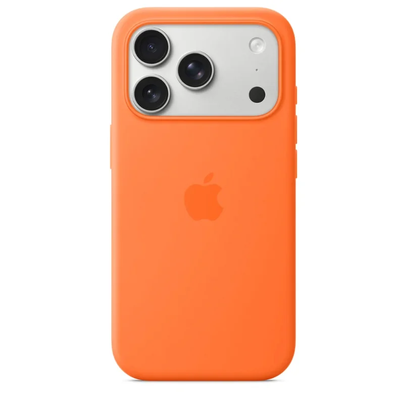Apple iPhone 17 Pro Silicone Case with MagSafe – Orange