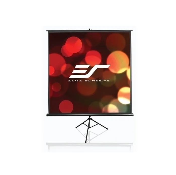 Elite Screen T136UWS1 Tripod, 136" (1:1), 243.8 x 243.8 cm, Black