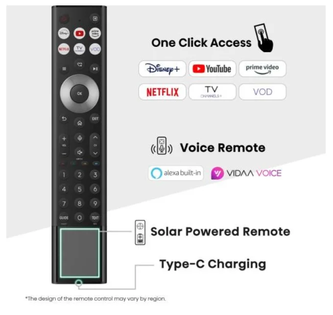 Hisense 65"U7Q Pro, 4K Ultra HD 3840x2160, ULED, FALD, Quantum Dot, 165Hz, IPS, HDR 10+, HLG, Dolby Vision IQ, Dolby Atmos, Smart TV, WiFi 5GHz, WiFi Direct, BT, Anyview Cast,light sensor,Solar Powered Remote, 4xHDMI, 2xUSB, LAN, CI+, DVB-T2/C/S2, Black