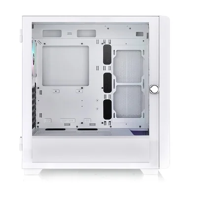 Кутия за компютър Thermaltake S250 TG ARGB Snow Middle Tower, бял