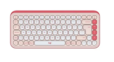 Клавиатура Logitech Pop Icon Keys Rose Bluetooth US INT'L