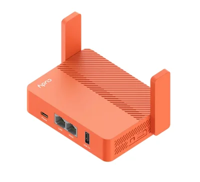 Cudy TR1200 AC1200 Wireless Mini VPN Router WiFi router/AP/ Repeater/WISP Mode 867Mbps at 5GHz + 300Mbps at 2.4GHz Type C power connection, power adapter not included.