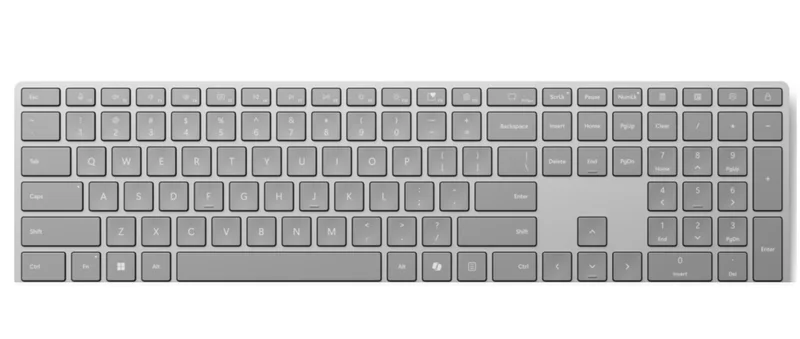 Клавиатура Microsoft Surface Keyboard 2, Bluetooth, сива