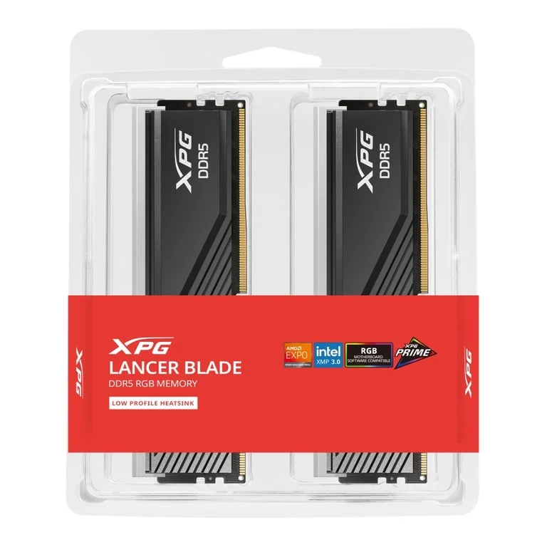 ADATA LANCER BLADE RGB 32GB (2x16GB) DDR5 6000 MHz CL30 Black