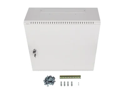 Lanberg rack cabinet 19" wall-mount 6U+3u/540x200 low-profile grey (assembled)