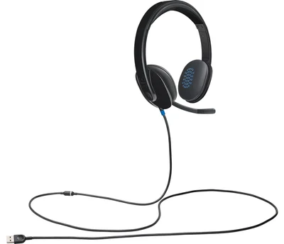 LOGITECH H540 Corded Headset - BLACK - USB
