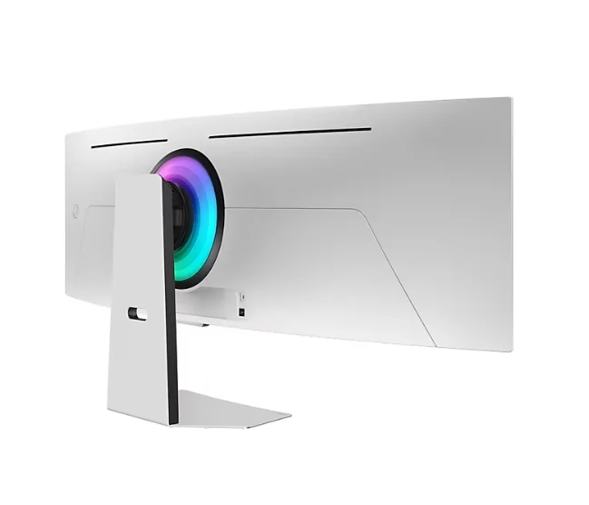Samsung LS49DG950, 49" CURVED Odyssey G9 OLED, 1000R, 240Hz, 32:9, 5120 x 1440, 250 cd/m2, Display Port, HDMI, Micro HDMI, USB Hub, Silver