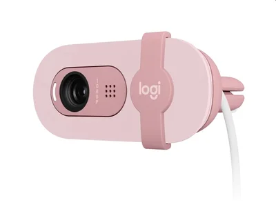 Уеб камера Logitech – Brio 100, Full HD, розова, USB