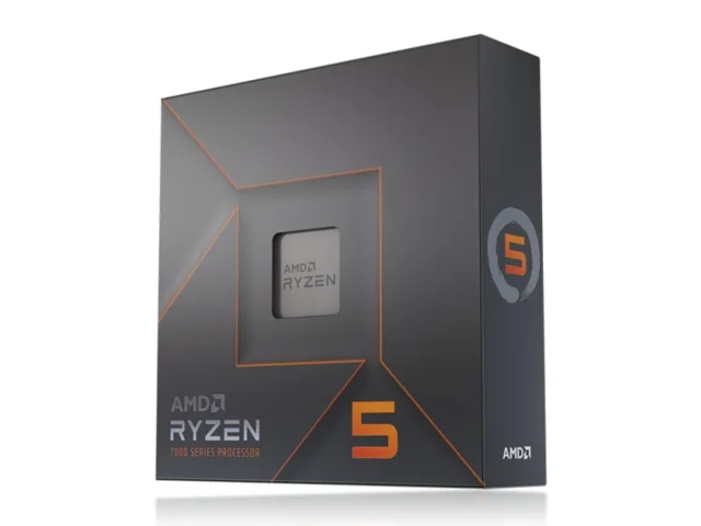 Процесор AMD Ryzen 5 7600X 6-ядрен 12 нишки 4.7GHz (до 5.3GHz Turbo), 38MB кеш, 105W, AM5, с Radeon Graphics