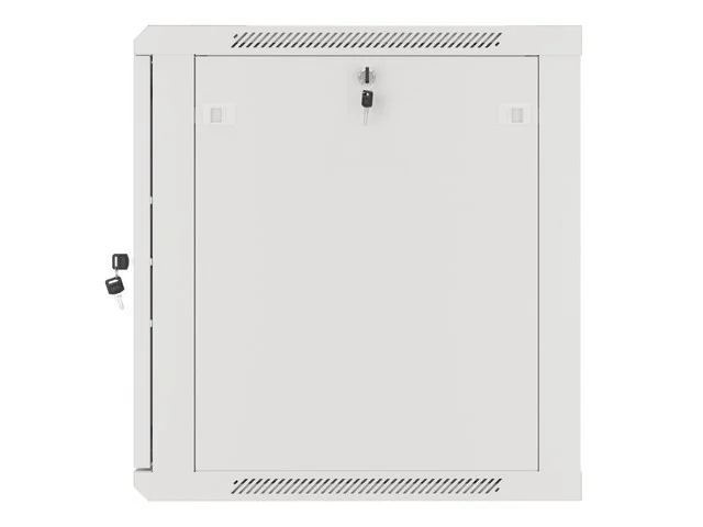 Lanberg rack cabinet 19" wall-mount 12U/600x600 for self-assembly with metal door grey (flat pack)