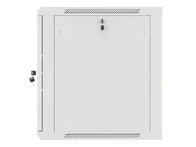 Lanberg rack cabinet 19" wall-mount 12U/600x600 for self-assembly with metal door grey (flat pack)